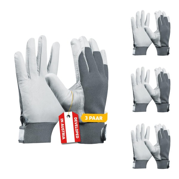 G4P Uni Fit Comfort - Goat Leather Work Gloves, 3