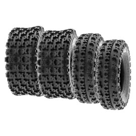 SunF 19x7-8 20x10-9 ATV UTV Tires 6 PR Tubeless A027 [Bundle]