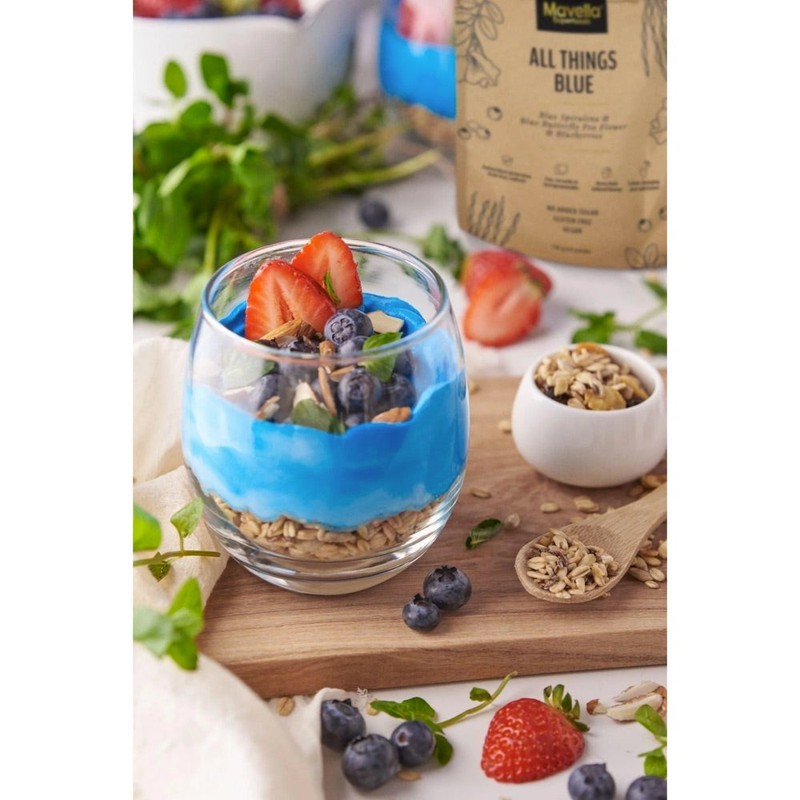 Mavella Superfoods All Things Blue (Blue Spirulina & Blue Butterfly