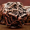 Metal Skull Dice Unique Hollow Dice Set for Dungeons and