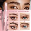 SANHIGHEND Pack of 2 3D Micro Waterproof Eyebrow Pencils, with
