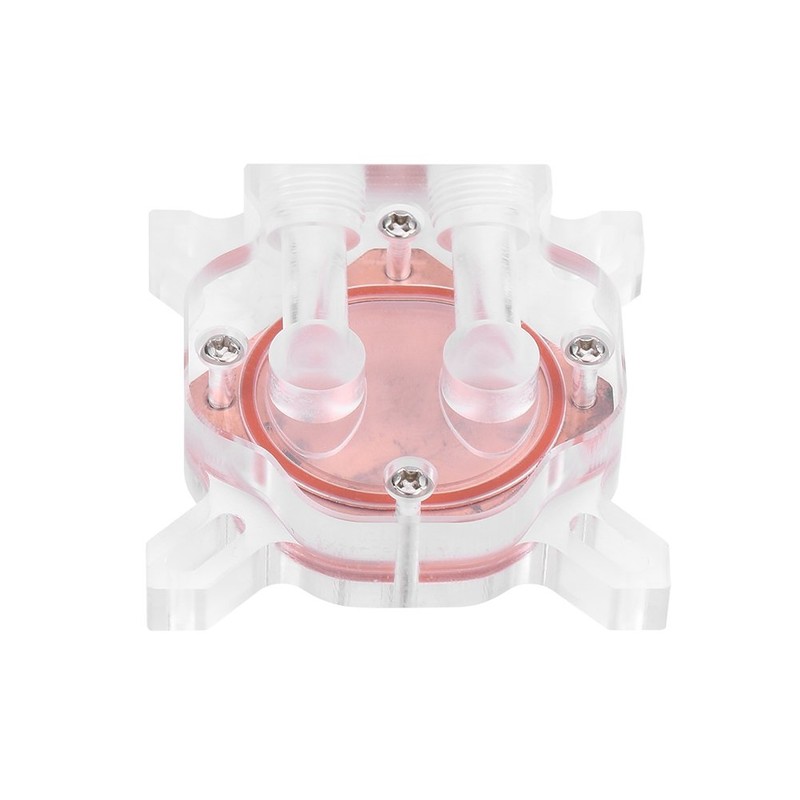 Water Cooling Block,Computer GPU Water Cooler Cooling Block Red Copper