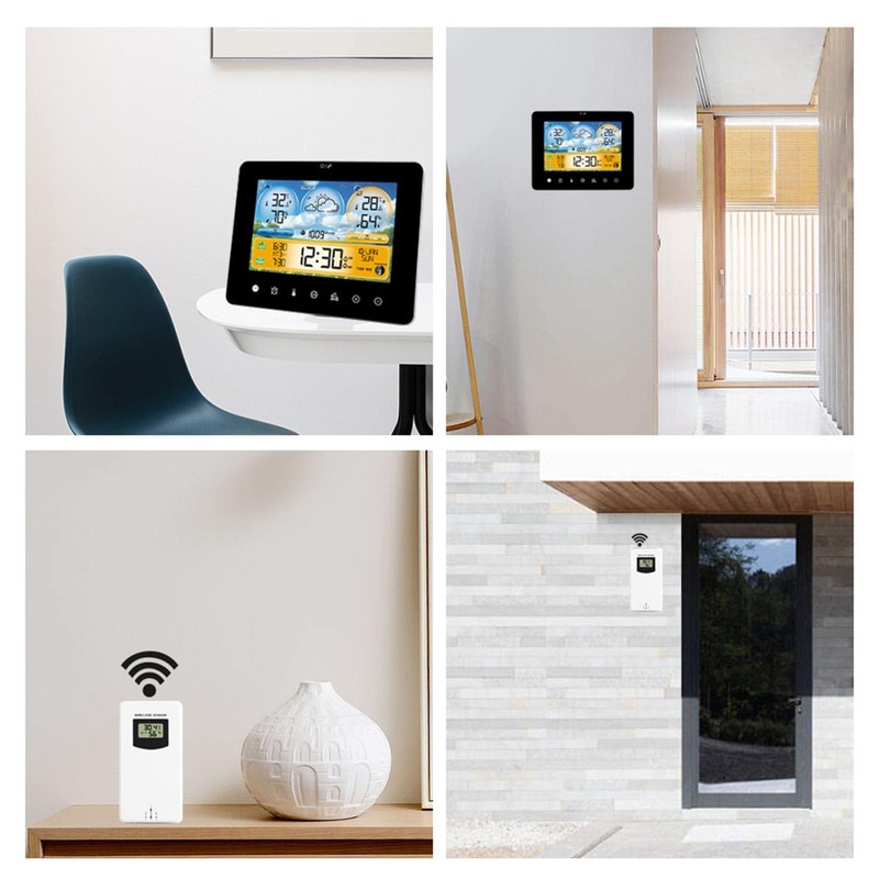 Wireless Weather Station with Outdoor Sensor, Weather Stations Indoor and