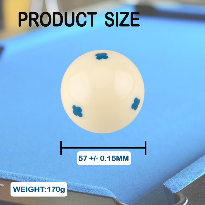 Sinsilvie Blue Pool Ball 2 (Plum Blossom)