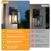 2Pack Motion Sensor Porch Light Outdoor, Exterior Lighting Fixture for