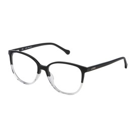 Loewe Unisex-Erwachsene VLWA17M530Z50 Brillengestelle, Schwarz (Black+Crystal), 55