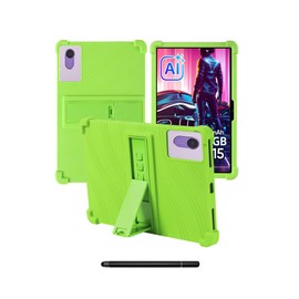for Plimpton PlimPad P2 Tablets Case 10 inch,BOVUGAC Soft Silicone Adjustable Stand Shockproof Kids Friendly for Plimpton PlimPad P2 Tablets(Green)