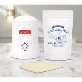 Blue Azulene 하드 왁스 셀프 왁싱 제모 세트 블루아줄렌 슬림 워머기 Hard Wax Self Waxing Depilatory Set Blue Azulene Slim Warmer