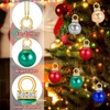 Pack of 80 Mini Christmas Baubles Set, Mini Baubles Christmas
