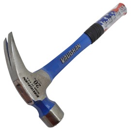 VAUGHAN Steel Eagle Curved Claw Hammer, Made In The USA, Shock Block, 20 oz, R999ML, VN11220