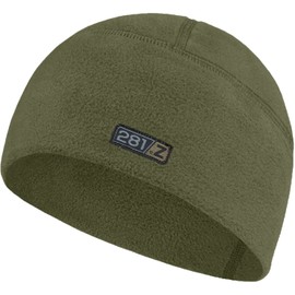 281Z Polartec Fleece Winter Warmth Skull Cap - Military Tactical Hiking Outdoor Sport - Watch Cap Beanie Hat (Olive Green, Large)