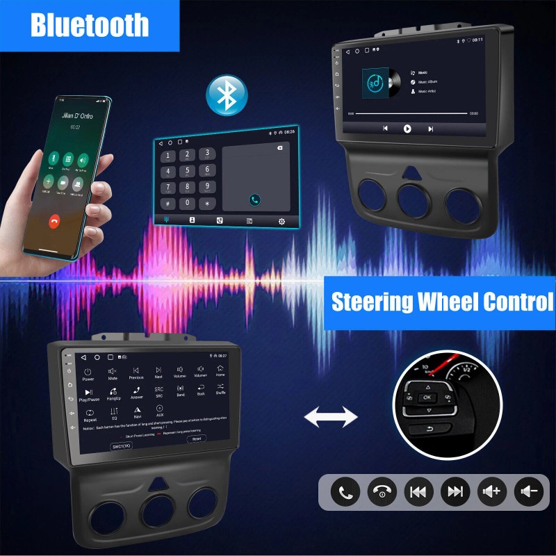 Unbranded Car Stereo For 2013-2018 2+32G Dodge Ram 1500 2500