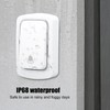 Wireless Doorbell Set Self Generating IP68 Waterproof Long Range Caregiver