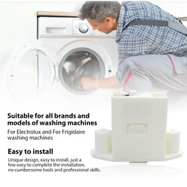 Upgrade 2pcs 137006200 Washer Door Latch for Electrolux Frigidaire Laundry Pedestal & Washer Drawer PS2349356 EAP2349356