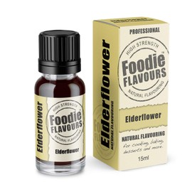 Foodie Flavours Natural Elderflower Flavouring, High Strength - 15ml