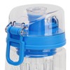 Fruit Infuser Water Bottle Anti Slip Grip Flip Top Lid