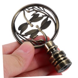 SEWOART Metal Dragonfly Lamp Finial Cap Knob Decorative Finial for Table and Floor Lamps Elegant Dragonfly Design Lamp Decor for Lamp Shades and Home Decoration