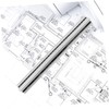 Operitacx Aluminium Ruler, Office Geometry Ruler, Drawing Ruler, Straight Ruler,