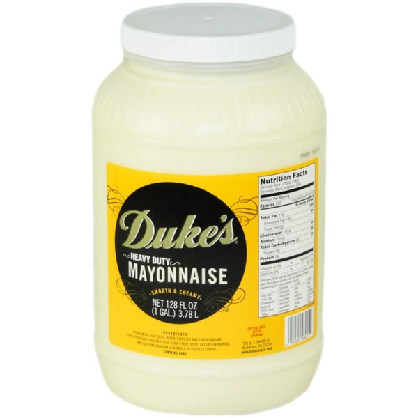 Duke's, Heavy Duty Mayonnaise, 1 Gallon