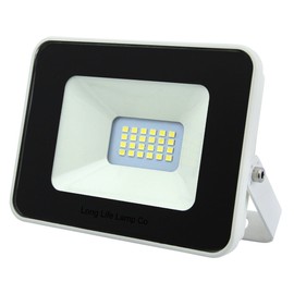 Long Life Lamp Company Compact 10w Outdoor LED Flood Light 6000k Super Bright Cool White 240v mains