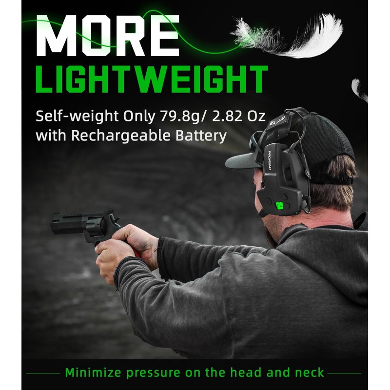 PROHEAR RH08 Walkie Talkie for Howard Leight Impact Sport Electronic
