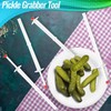 3Pcs Pickle Grabber Tool, Stainless Steel Pickle Picker Grabber, Pickle