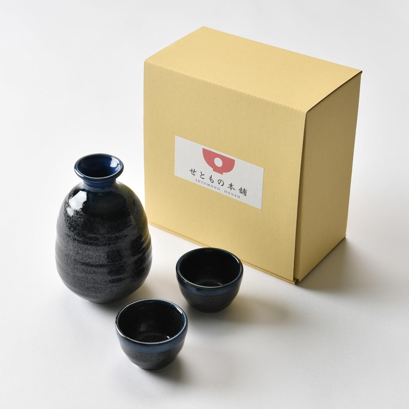 Setomonohonpo Stylish Sake Bottle Set with 10 Colors to Choose