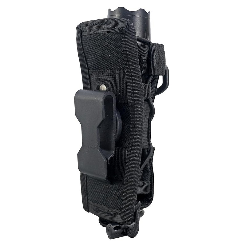 Depring Rotatable Flashlight Holster for Tactical Torch Adjustable Tool Flashlight