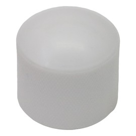 Pack of 3 6mm Round Hole Solid Colour Domed Top Guitar Tone/Volume Control Knob (White)