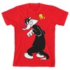 Bioworld Classic Looney Tunes Characters Sylvester Boys Graphic T-Shirt -