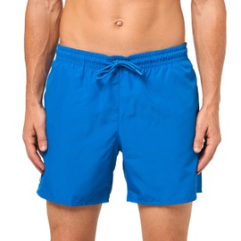 Lacoste Men's Lightweight Monochrome Swim Trunks, Gipsy Blue & Green, Medium