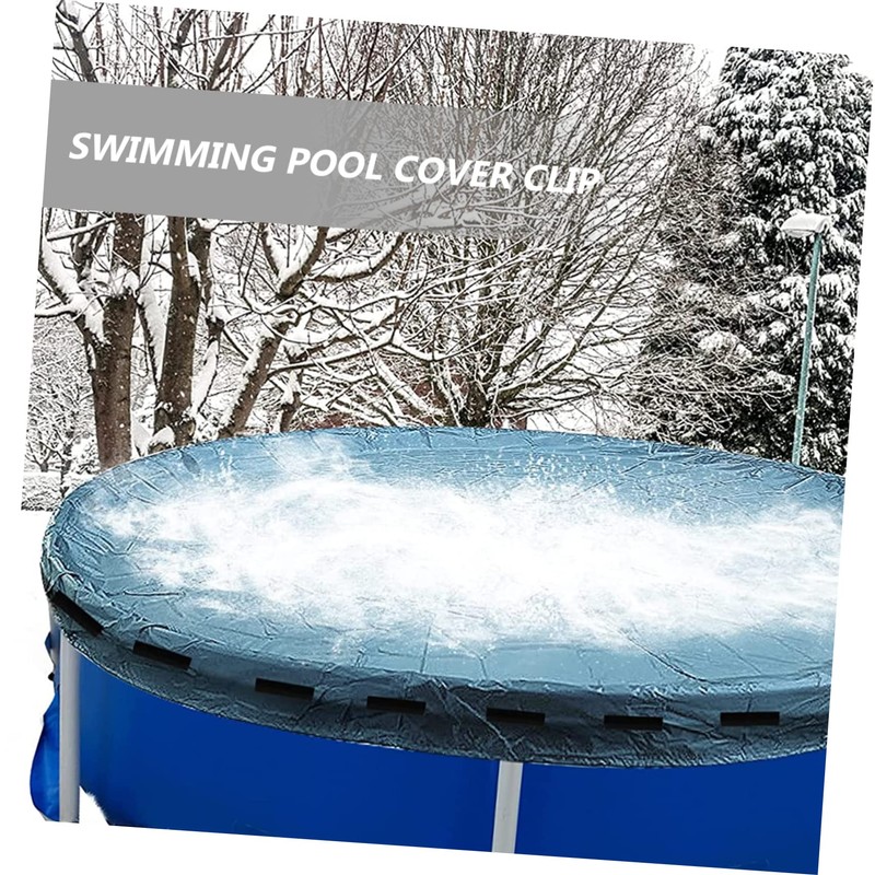 Outanaya 24pcs Pool Cover Clips Fixing Buckles for Covers Lightweight