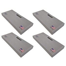 Aquamentor Kneeling Pad - Made in The USA - Firm, Durable and Thick Garden or Mechanics Foam Kneeling Pad, Great for Use Around The House, Garden, Job or Shop(17.5” x 8.0” x 1.5”, Gray, 4-Pack)
