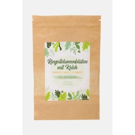 IGART Marigold with Goblet | Marigold Blossoms Edible | Orange Calendula | Dried Flowers | Calendula Officinalis | Edible Flowers in Refill Pack | for Marigold Tea | Herbal Tea | Tea (50g)