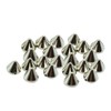 Healifty 100 unids Cone Spike Screwback Studs Punk Stud Spikes