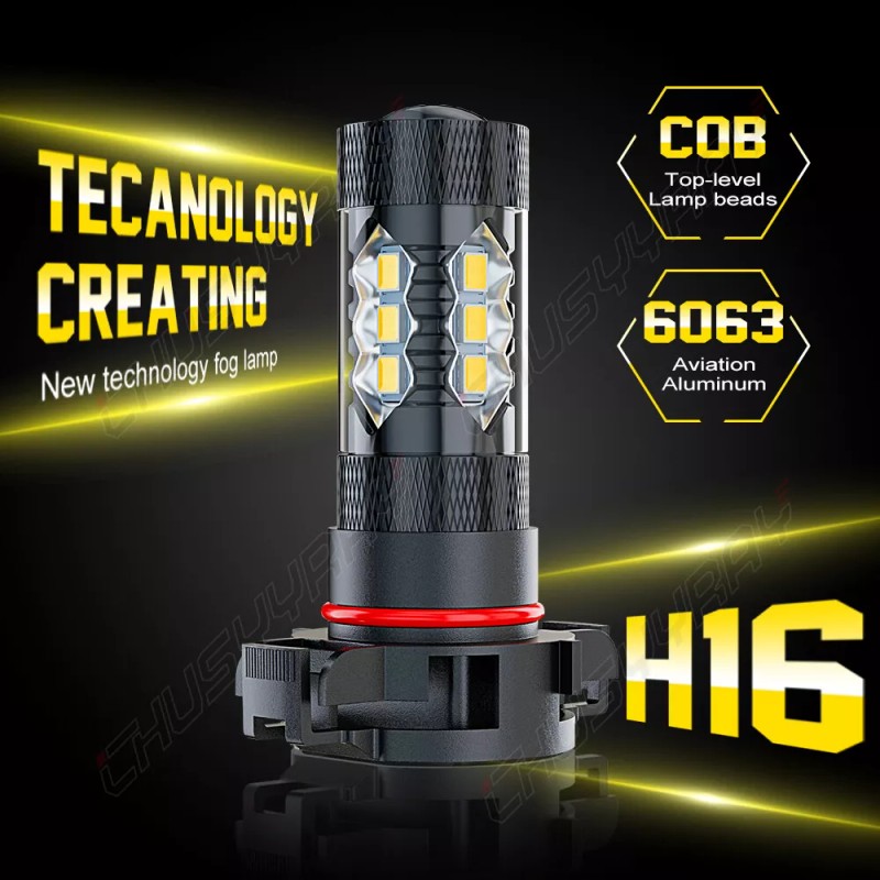CHUSYYRAY LED Fog Light Bulbs 5202 Yellow for Chevy Silverado