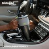 32 oz Insulated Tumbler with Push-button Lid and Handle, Grey