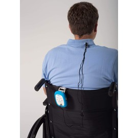 Patient Aid Chair & Bed Alarm - Magnet Pull Cord Alarm for Elderly & Dementia Patients - Helps Prevent Falling & Wandering - with Battery, Magnetic Caregiver Alert & 3 Mounting Options