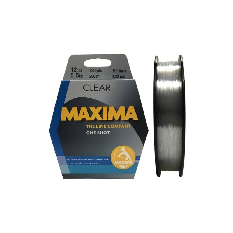 Maxima One Shot Clear (20LB/10KG - 0.42mm - 230m -