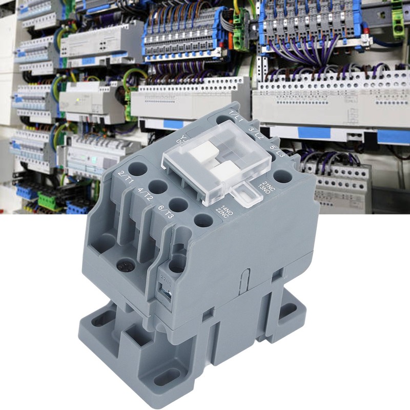 9A Universal AC Contactor 1NO 1NC Auxiliary Contact Electrical Contactor