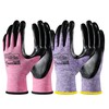 COOLJOB 20 Pairs Nitrile Dipped Rubber Coated Safety Work Gloves