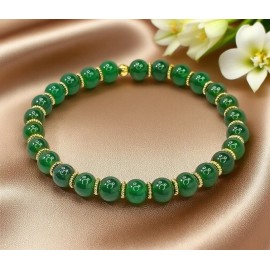 Unbranded Jade Gemstone Bead Abundance Money Bracelet 6mm Crystal Healing Good Luck Gifts