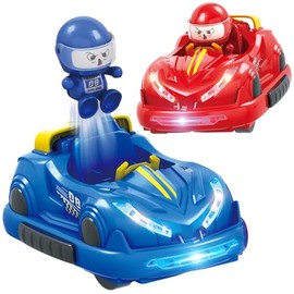 LUSTERMOON 2 Pack Bumper Cars Remote Control Cars Toys