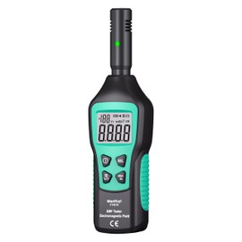 Mastfuyi EMF Meter, EMF Detector, EMF Tester Digital LCD, Electromagnetic Radiation Detector for Outdoor, Home, Office, Ghost Hunting, Audible Alert, Indicator Lights