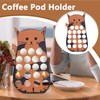 Coffee Pod Organizer,Space-Saving 24 Compartments Coffee Holder Organizer | Small