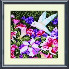 Tobin DW2520 Needlepoint Kit, 10 by 10-Inch, Hummingbirds