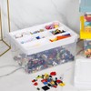 loobuu Plastic Storage Bins with Lids - 1 Set Stackable
