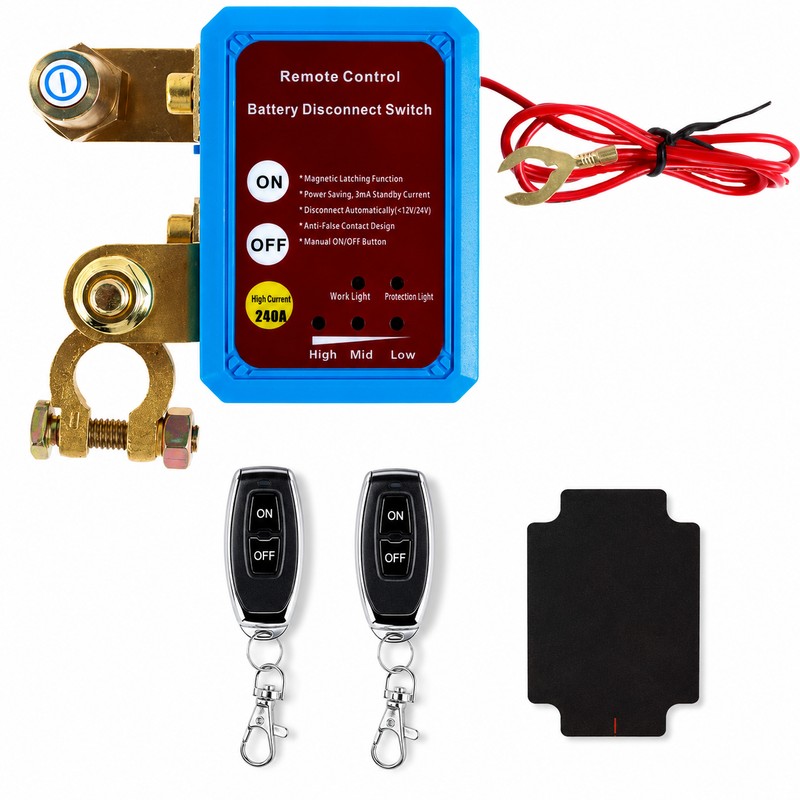 12V Remote Battery Disconnect Switch for Cars and Trucks –