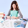 Scientific Calculators Protractor and Compass - 240 Functions 2 Line