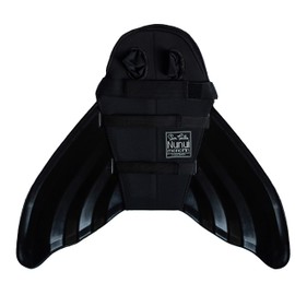 Sun Tails Mermaid Monofin - Swim Fin in Kid and Adult Sizes (Black, Nunui - Teen/Adult Size)